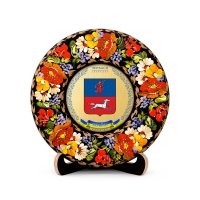 Тарілка - ЧЕРКАСИ ГЕРБ ЗОЛОТО (ТД-01-17-033-980-131)