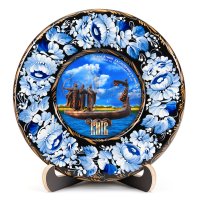 Тарілка - КИЇВ ПАМ'ЯТНИК ЗАСНОВНИКАМ (ТД-01-17-011-060-022) Тарілка - КИЇВ ПАМ'ЯТНИК ЗАСНОВНИКАМ (ТД-01-17-011-060-022)