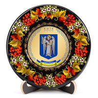Тарілка - КИЇВ ГЕРБ ЗОЛОТО (ТД-01-17-011-980-171) Тарілка - КИЇВ ГЕРБ ЗОЛОТО (ТД-01-17-011-980-171)