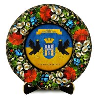 Тарілка - ІВАНО-ФРАНКІВСЬК ГЕРБ ПРАПОР (ТД-01-29-017-981-181)