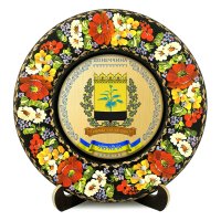 Тарілка - ДОНЕЧЧИНА ГЕРБ ЗОЛОТО (ТД-01-29-002-140-131) Тарілка - ДОНЕЧЧИНА ГЕРБ ЗОЛОТО (ТД-01-29-002-140-131)