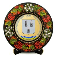 Тарілка - СУМИ ГЕРБ ЗОЛОТО (ТД-01-29-027-980-171) Тарілка - СУМИ ГЕРБ ЗОЛОТО (ТД-01-29-027-980-171)