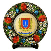 Тарілка - ОДЕЩИНА ГЕРБ ЗОЛОТО (ТД-01-29-002-230-181) Тарілка - ОДЕЩИНА ГЕРБ ЗОЛОТО (ТД-01-29-002-230-181)