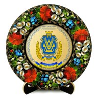 Тарілка - ХЕРСОНЩИНА ГЕРБ ЗОЛОТО (ТД-01-29-002-310-181)