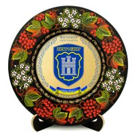 Тарілка - ЖИТОМИР ГЕРБ ЗОЛОТО (ТД-01-29-015-980-171)