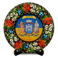 Тарілка - ЛЬВІВ ГЕРБ ПРАПОР (ТД-01-29-021-981-181) Тарілка - ЛЬВІВ ГЕРБ ПРАПОР (ТД-01-29-021-981-181)