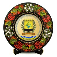 Тарілка - ДОНЕЧЧИНА ГЕРБ ЗОЛОТО (ТД-01-29-002-140-171)