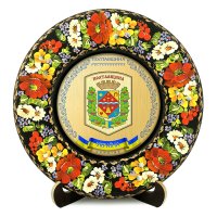 Тарілка - ПОЛТАВЩИНА ГЕРБ ЗОЛОТО (ТД-01-29-002-240-131)