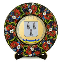 Тарілка - СУМИ ГЕРБ ЗОЛОТО (ТД-01-29-027-980-071) Тарілка - СУМИ ГЕРБ ЗОЛОТО (ТД-01-29-027-980-071)