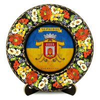 Тарілка - ЧЕРНІВЦІ ГЕРБ ПРАПОР (ТД-01-29-034-981-131)