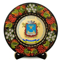 Тарілка - МИКОЛАЇВ ГЕРБ ЗОЛОТО (ТД-01-29-022-980-171)