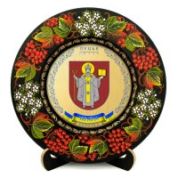 Тарілка - ЛУЦЬК ГЕРБ ЗОЛОТО (ТД-01-29-020-980-171)