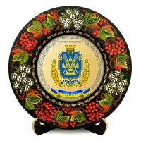 Тарілка - ХЕРСОНЩИНА ГЕРБ ЗОЛОТО (ТД-01-29-002-310-171)