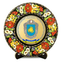 Тарілка - ЧЕРКАЩИНА ГЕРБ ЗОЛОТО (ТД-01-29-002-330-131)