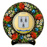 Тарілка - СУМИ ГЕРБ ЗОЛОТО (ТД-01-29-027-980-181) Тарілка - СУМИ ГЕРБ ЗОЛОТО (ТД-01-29-027-980-181)