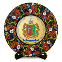 Тарілка - БУКОВИНА ГЕРБ ЗОЛОТО (ТД-01-29-002-340-071)