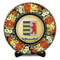 Тарілка - ЗАКАРПАТТЯ ГЕРБ ЗОЛОТО (ТД-01-29-002-290-131) Тарілка - ЗАКАРПАТТЯ ГЕРБ ЗОЛОТО (ТД-01-29-002-290-131)
