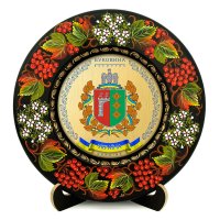 Тарілка - БУКОВИНА ГЕРБ ЗОЛОТО (ТД-01-29-002-340-171)