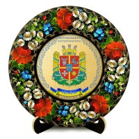 Тарілка - ЖИТОМИРЩИНА ГЕРБ ЗОЛОТО (ТД-01-29-002-150-181) Тарілка - ЖИТОМИРЩИНА ГЕРБ ЗОЛОТО (ТД-01-29-002-150-181)