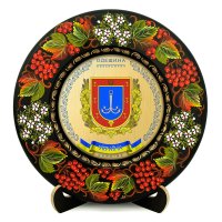Тарілка - ОДЕЩИНА ГЕРБ ЗОЛОТО (ТД-01-29-002-230-171) Тарілка - ОДЕЩИНА ГЕРБ ЗОЛОТО (ТД-01-29-002-230-171)