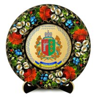 Тарілка - БУКОВИНА ГЕРБ ЗОЛОТО (ТД-01-29-002-340-181)