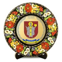 Тарілка - ЛУЦЬК ГЕРБ ЗОЛОТО (ТД-01-29-020-980-131)