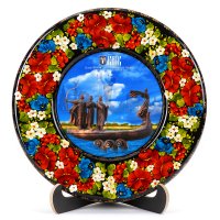 Тарілка - КИЇВ ПАМ'ЯТНИК ЗАСНОВНИКАМ (ТД-01-29-011-060-012) Тарілка - КИЇВ ПАМ'ЯТНИК ЗАСНОВНИКАМ (ТД-01-29-011-060-012)
