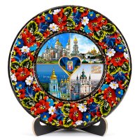 Тарілка - КИЇВ ПАМ'ЯТКИ КОЛАЖ (ТД-01-29-011-950-071) Тарілка - КИЇВ ПАМ'ЯТКИ КОЛАЖ (ТД-01-29-011-950-071)