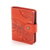 Візитниця "Півкола", червона