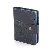 Візитниця "Півкола", темно-синя