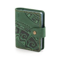 Візитниця "Півкола", зелена