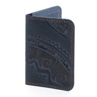 Обкладинка для ID картки "Півкола", темно-синя