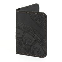 Обкладинка для ID картки "Півкола", чорна