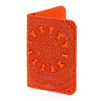 Обкладинка для ID картки "Сонечко", червона