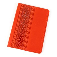 Обкладинка для паспорта "Вишивка", червона