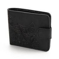 Гаманець малий "Котик", чорний