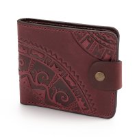 Гаманець малий "Півкола", бордо