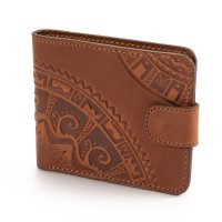 Гаманець малий "Півкола", коньяк