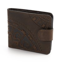 Гаманець малий "Півкола", темно-коричневий