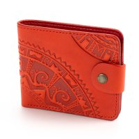 Гаманець малий "Півкола", червоний