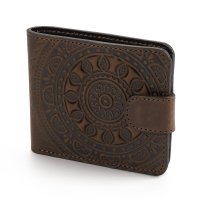 Гаманець малий "Сонечко", темно-коричневий