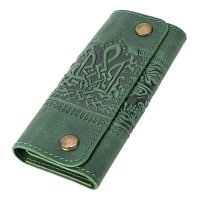 Ключниця "Тризуб - калина", зелений