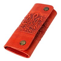 Ключниця "Тризуб - калина", червоний