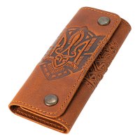 Ключниця "Тризуб - геометрія", коричневий