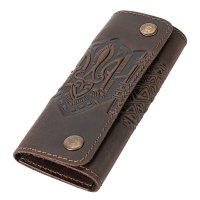 Ключниця "Тризуб - геометрія", темно-коричневий