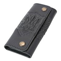 Ключниця "Тризуб - геометрія", чорний