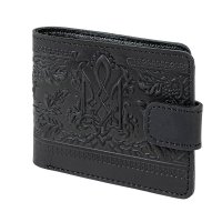 Гаманець "Тризуб - калина", чорний
