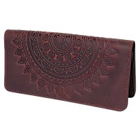 Гаманець довгий "Сонечко", бордовий
