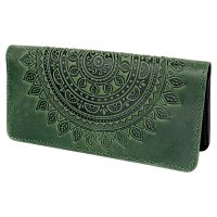 Гаманець довгий "Сонечко", зелений
