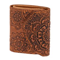 Гаманець міні "Квіти", рудий